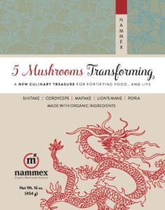 5 Mushrooms Transforming - Front Label